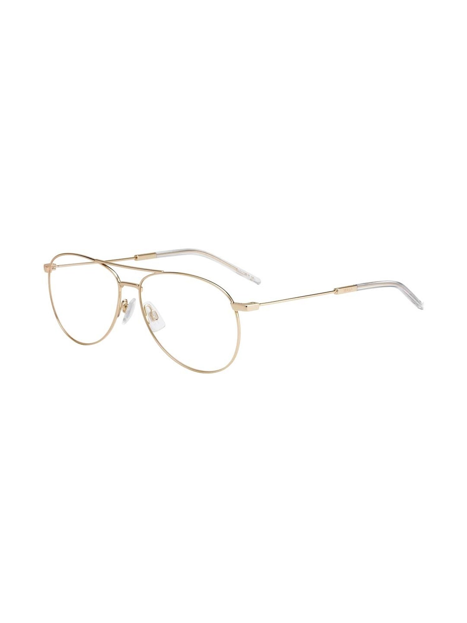 HUGO Gold Aviator Eye Frames for Men