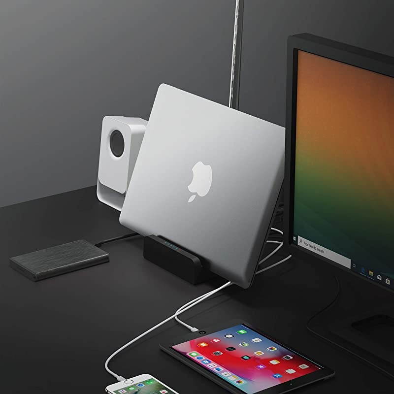 Universal Laptop Docking Station with Stand for Tablets and Notebooks Supports PC DSRICA