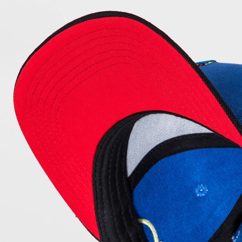 Men's Sonic the Hedgehog Flat Brim Baseball Cap - One Size