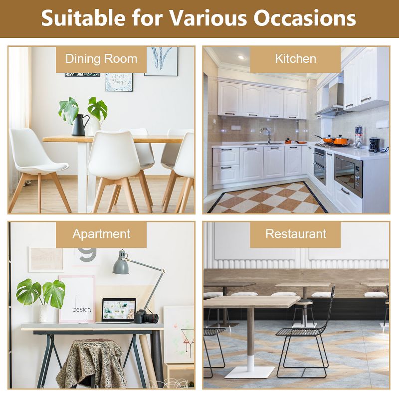 3pc Sanford Tan Wood Dining Nook Set Walnut Brown - Baxton Studio