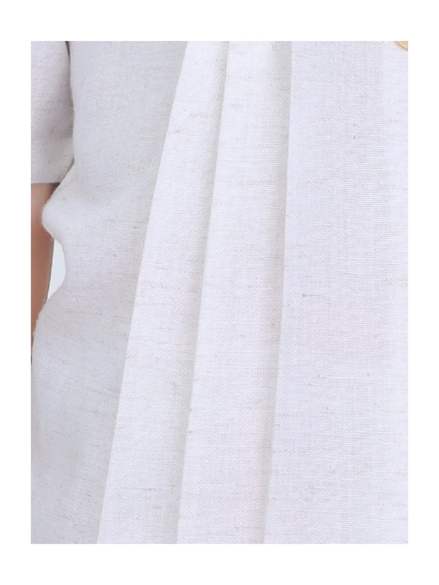 Peppermint Kids White & Brown Striped Top with Shorts