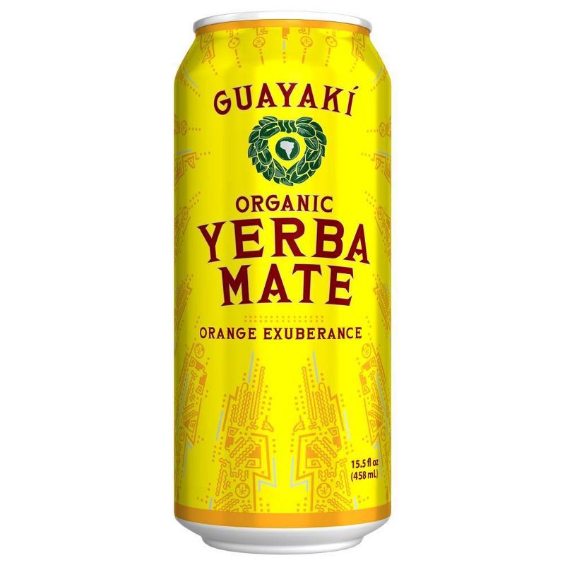 Guayaki Yerba Mate Orange Exuberance - 15.5 fl oz Can