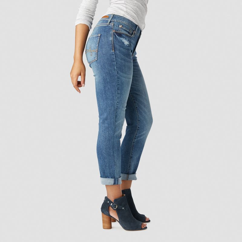 Sail Blue Wide Leg Pocketed High Waist Jeans