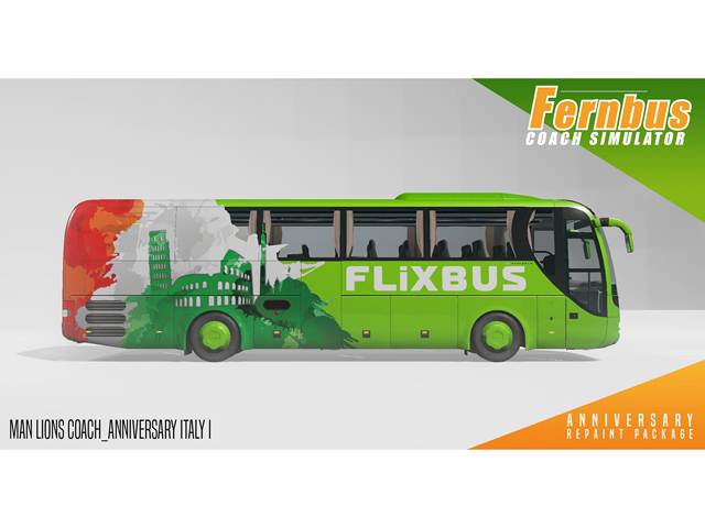 Fernbus Simulator - Anniversary Repaint Package [Online Game Code]