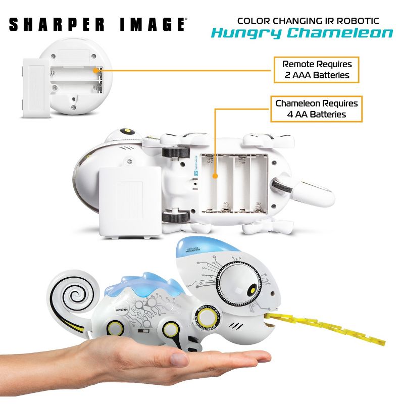 SHARPER IMAGE Color Changing RC Robotic Chameleon