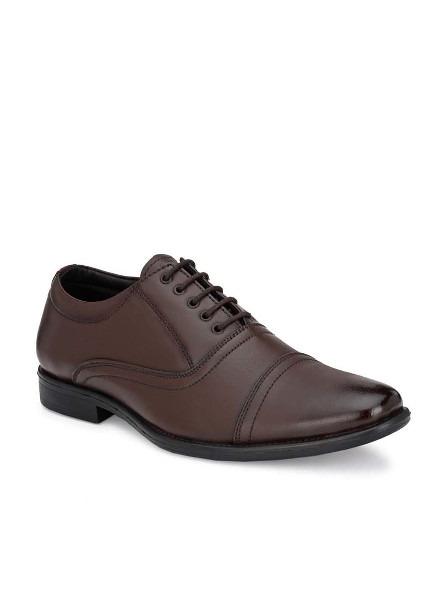 Eego Italy Men's Brown Oxford Shoes