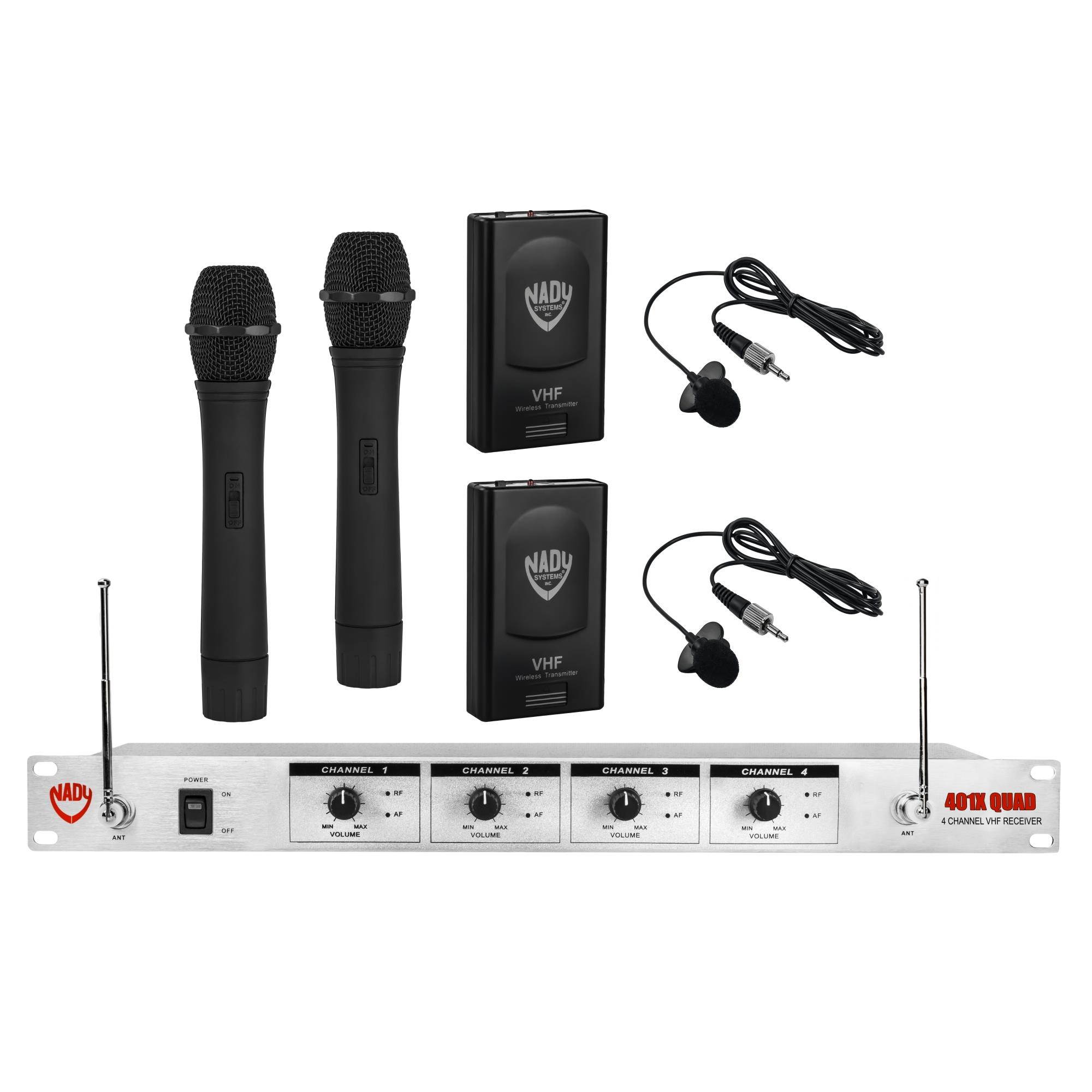 Nady U-2100 Dual GT 200-Channel UHF Wireless Instrument/Guitar System