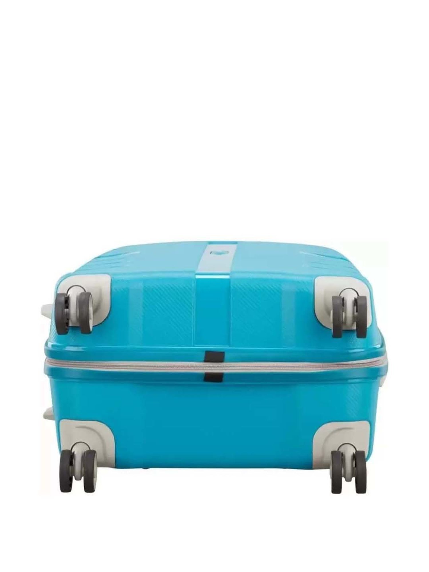 VIP Voyager Pro Teal Blue Textured Hard Trolley Bag Pack of 3 - 55cm, 67cm & 79cm