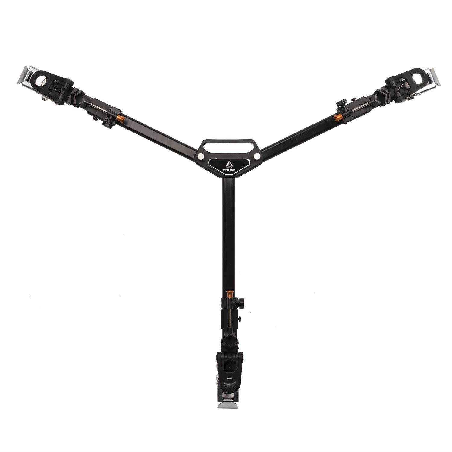 Ikan EI-7003C Universal Lightweight Dolly with 88 lb Capacity, E-Image, Black