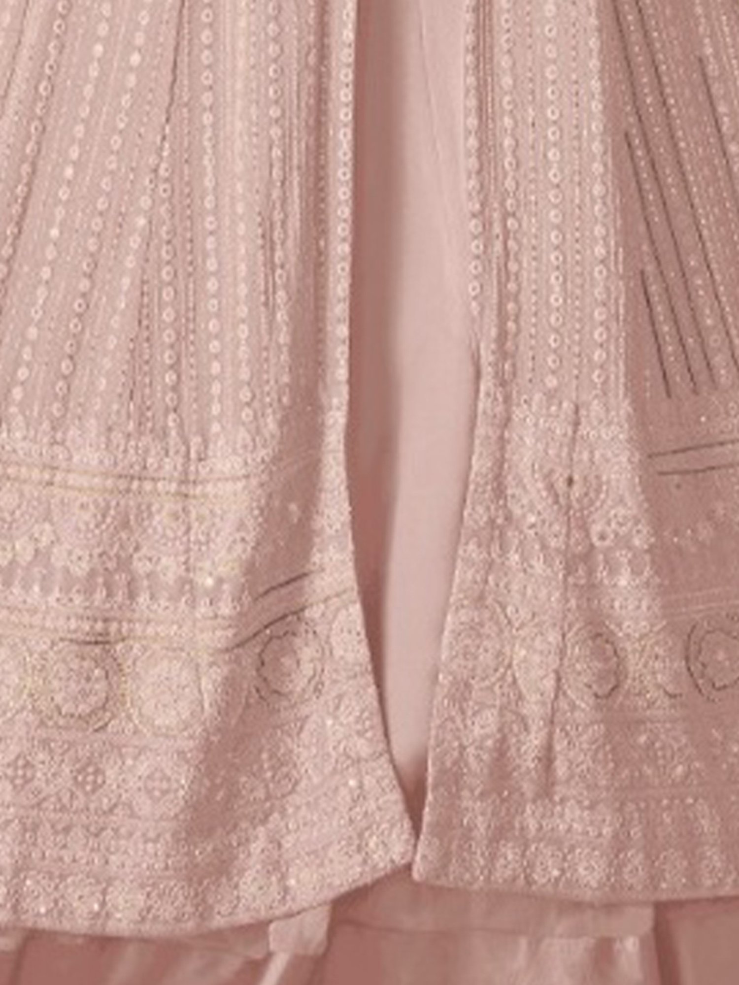 Odette Pink Embroidered Unstitched Dress Material