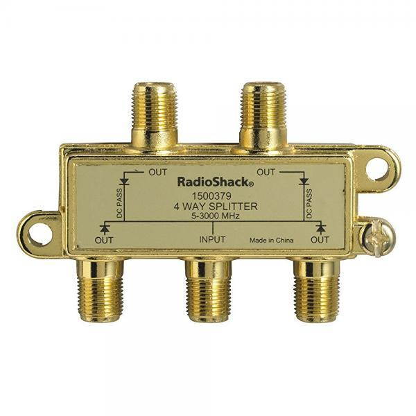 RadioShack 3.0GHz 4-Way Splitter