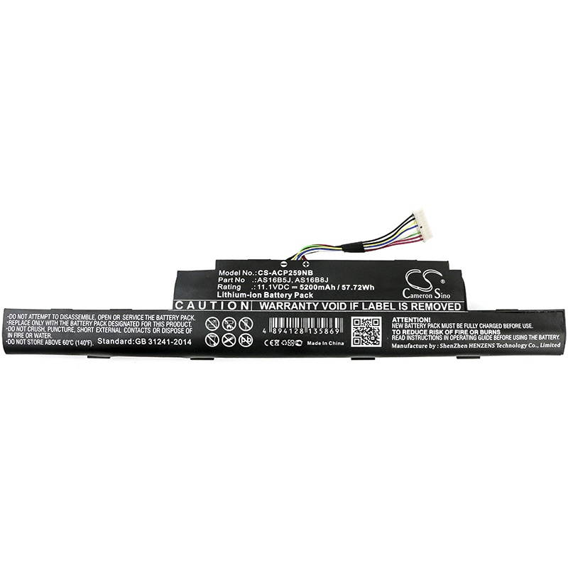 Battery Replacement for Acer Travelmate P259-M-31JV Aspire F5-573G-54F2 Aspire F5-573G-7093 AS16B5J KT.0060G.001 AS16B8J