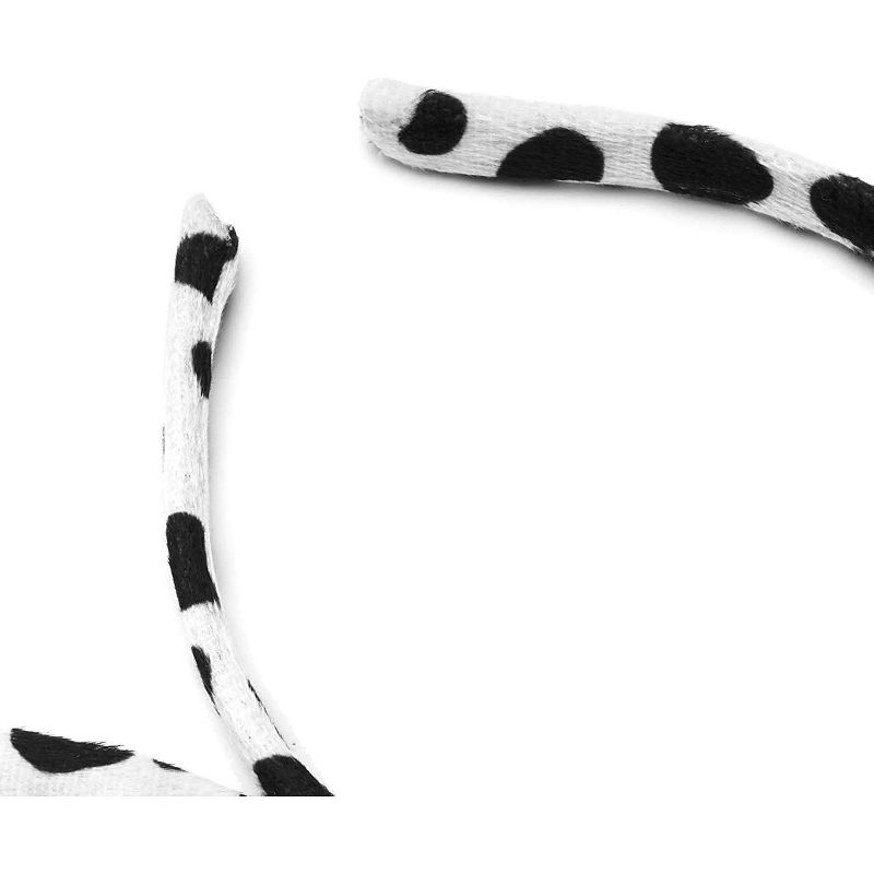 Spooky Central 2-Pack Cute Dalmatian Ears Headband  Animal Cosplay Halloween Party Decorations 14 x 5.2 in
