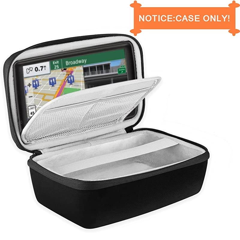 Hard Carrying Case for 5Inch GPS Navigator Fit Garmin Nuvi 55LM 2557LMT 52LM 42LM tomtom Mio 435 Accessories Travel Bag Black