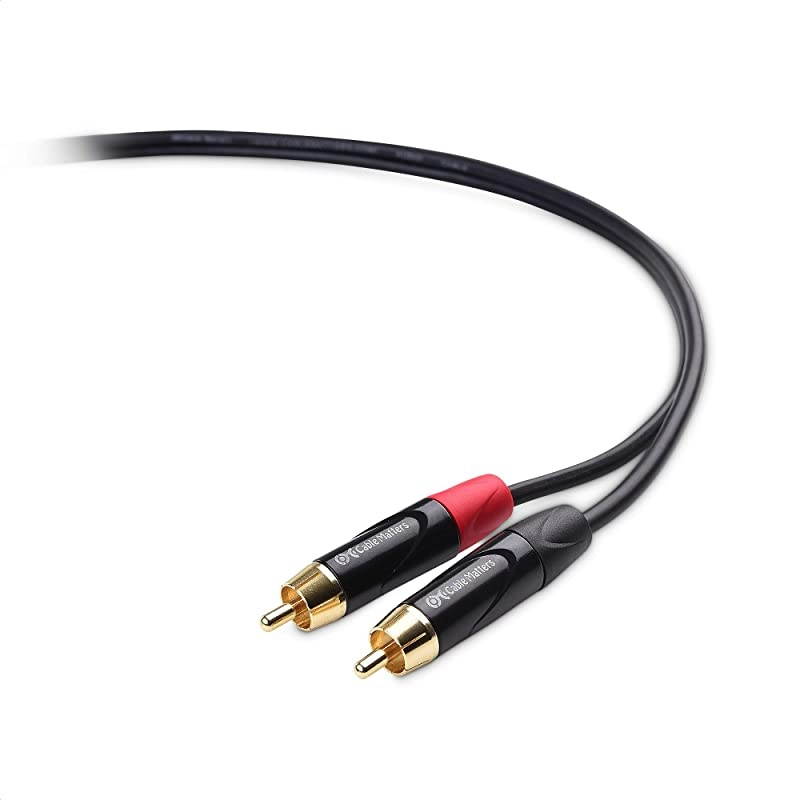Dual RCA to XLR Unbalanced Interconnect 2 RCA to XLR Male 10 Feet