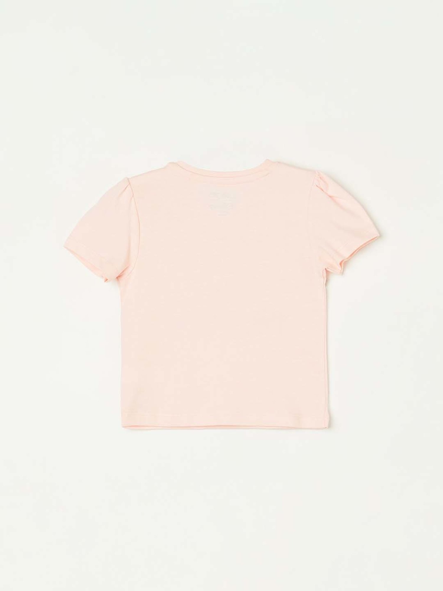 Juniors by Lifestyle Pink Cotton Printed Tee (Pack of 2)