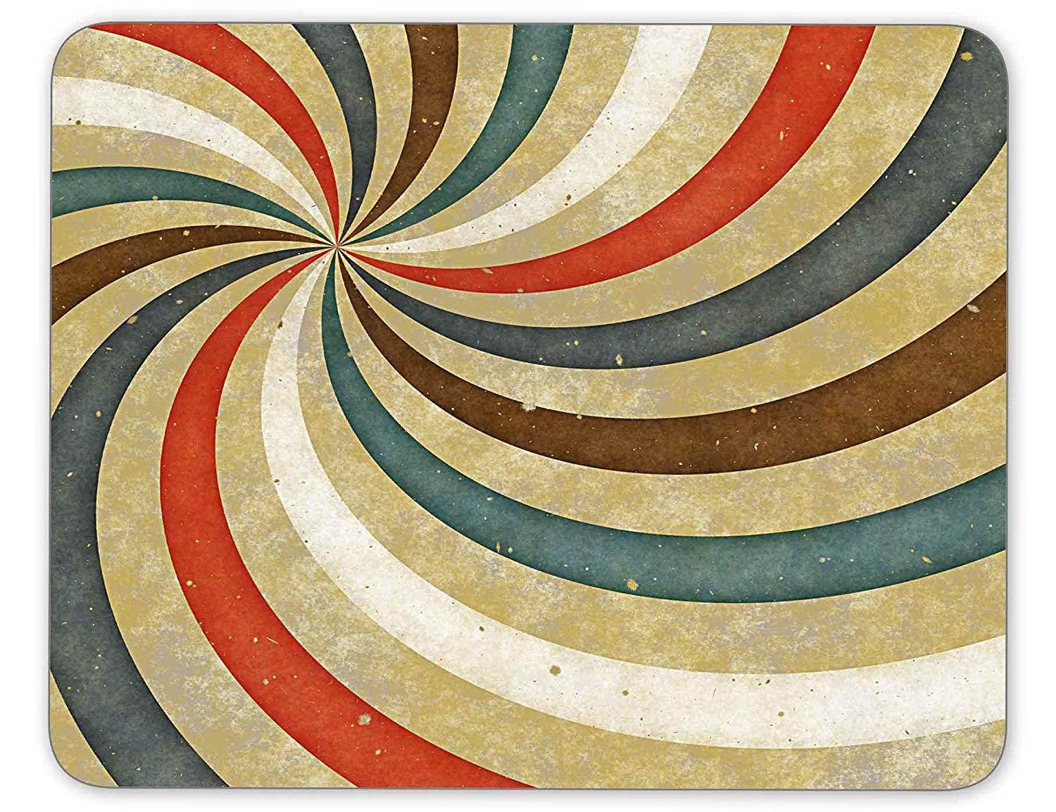 Qien BaiSei Colorful Rotation Mouse pad--Non-Slip Rubber Mousepad---Applies to Games,Home, School,Office Mouse pad