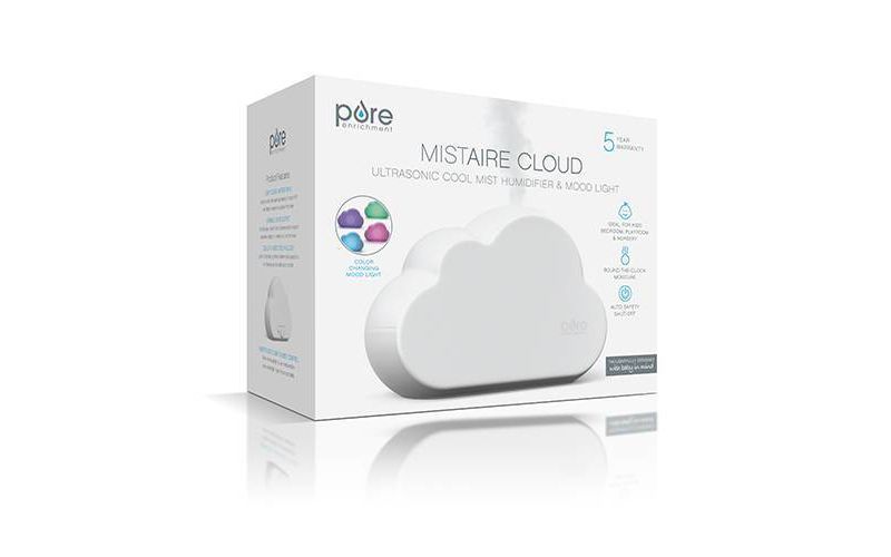 Pure Enrichment MistAire Cloud Ultrasonic Cool Mist Humidifier and Mood Light Pure Enrichment
