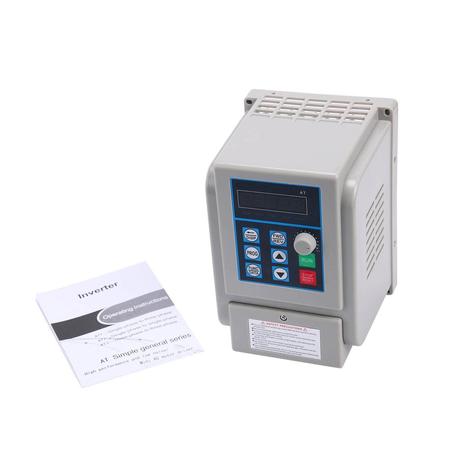 AC220V 8A 1.5KW Variable Frequency Drive Converter Speed Controller Converter