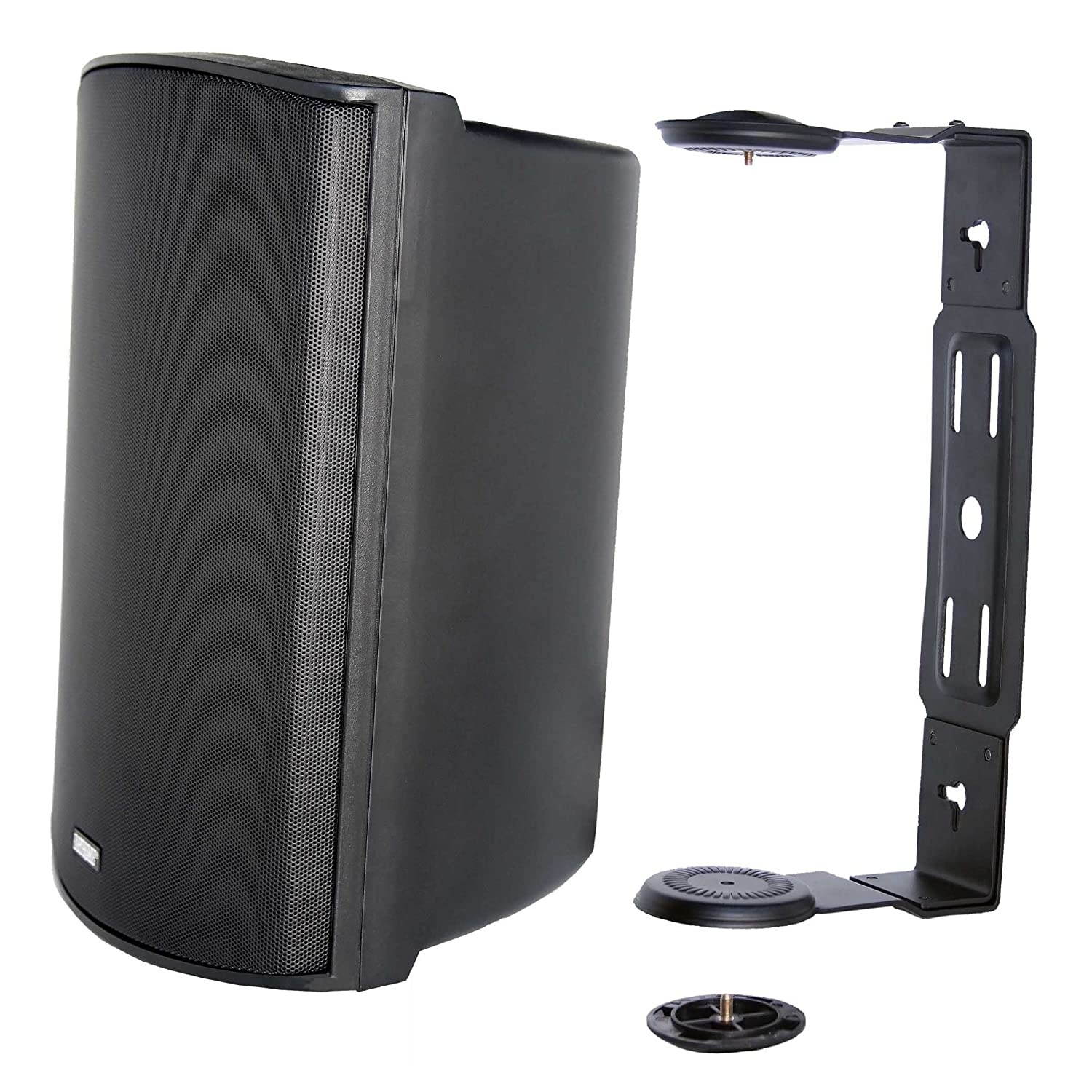 Earthquake Sound AWS-802B All-Weather Indoor/Outdoor Speaker (Matte Black, Single)