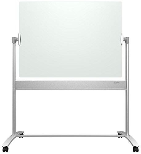 Quartet Infinity Glass Magnetic Dry Erase Mobile Easel, 4 X 3-Feet