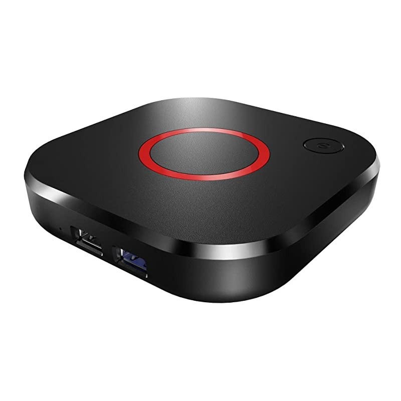 ELEGIANT 2in1 Wireless Bluetooth Transmitter Receiver Audio 3.5mm Music Adapter Black - Black