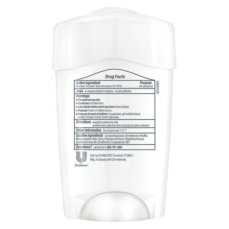 Dove Clinical Protection Cool Essentials Antiperspirant & Deodorant Stick - 1.7oz