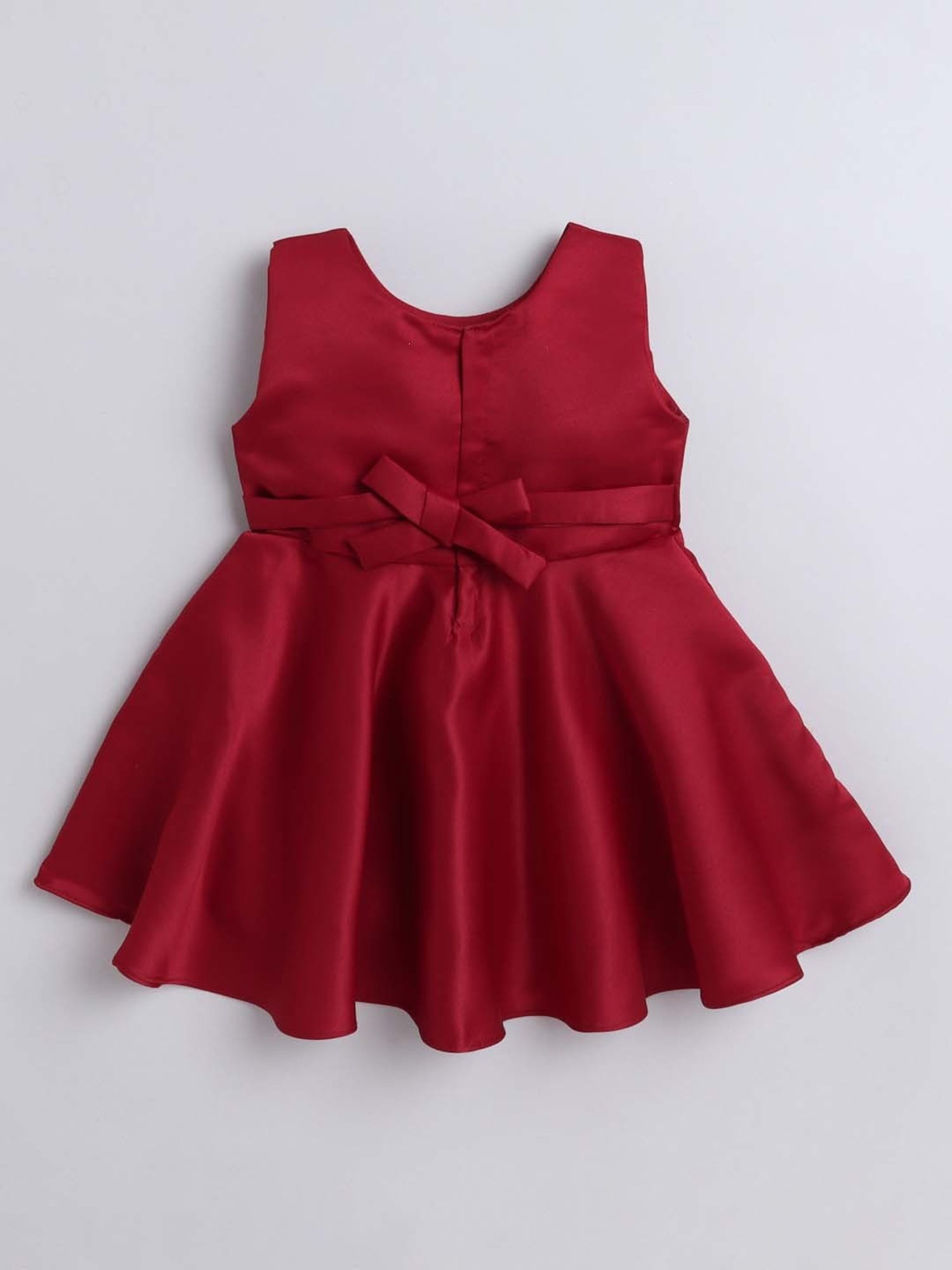 The Magic Wand Kids Red Applique Dress