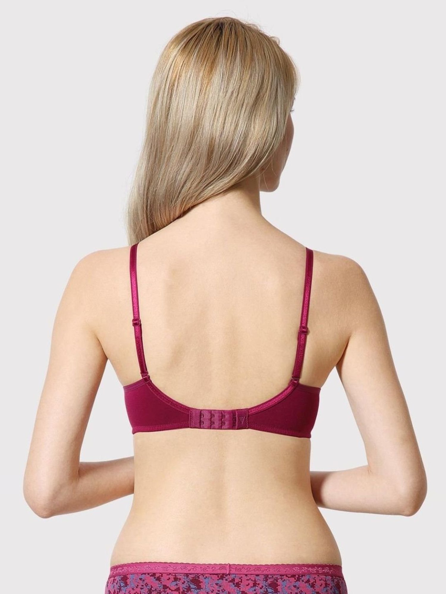 Tweens Peach & Green Non Padded Bra (Pack Of 2)