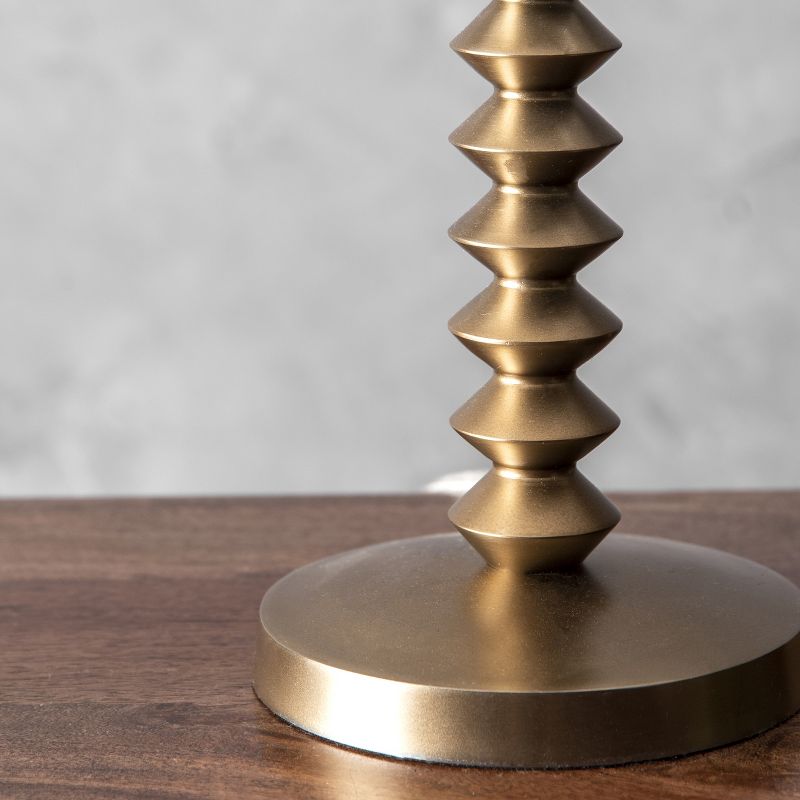 nuLOOM Paterson Aluminum 27" Table Lamp Lighting - Antique Brass 27" H x 12" W x 12" D