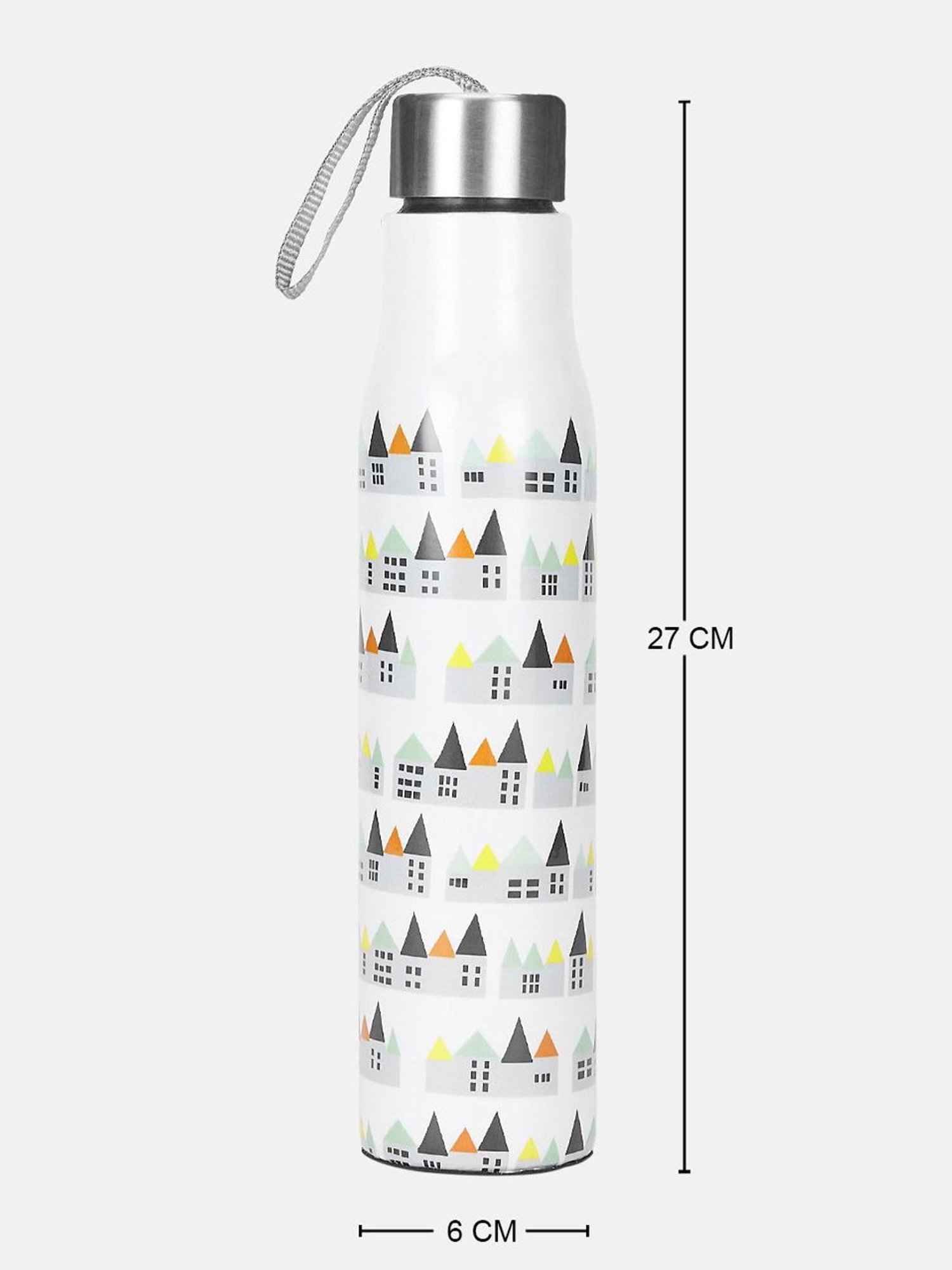 Milton Elfin Silver Stainless Steel Insulated Water Bottle (160 ml) - Set of 1