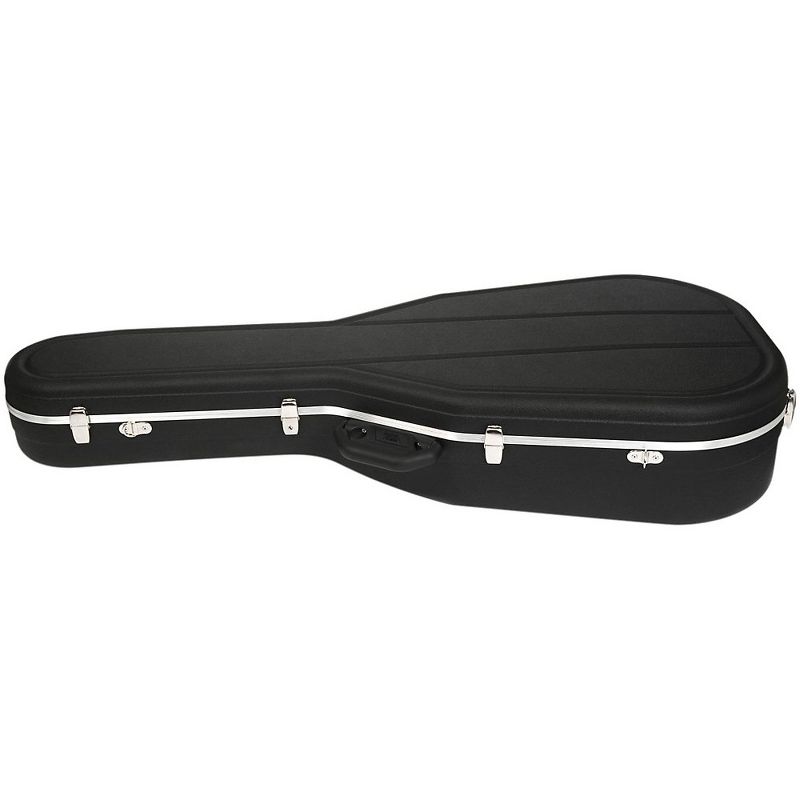 Hiscox Cases Acoustic Guitar Case/Dreadnght Black Shell/Silver Int-Pro II