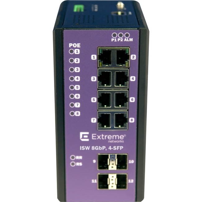 Extreme Networks - 16804 - Extreme Networks ISW 8GBP,4-SFP Ethernet Switch - 8 Ports - Manageable - 2 Layer Supported -