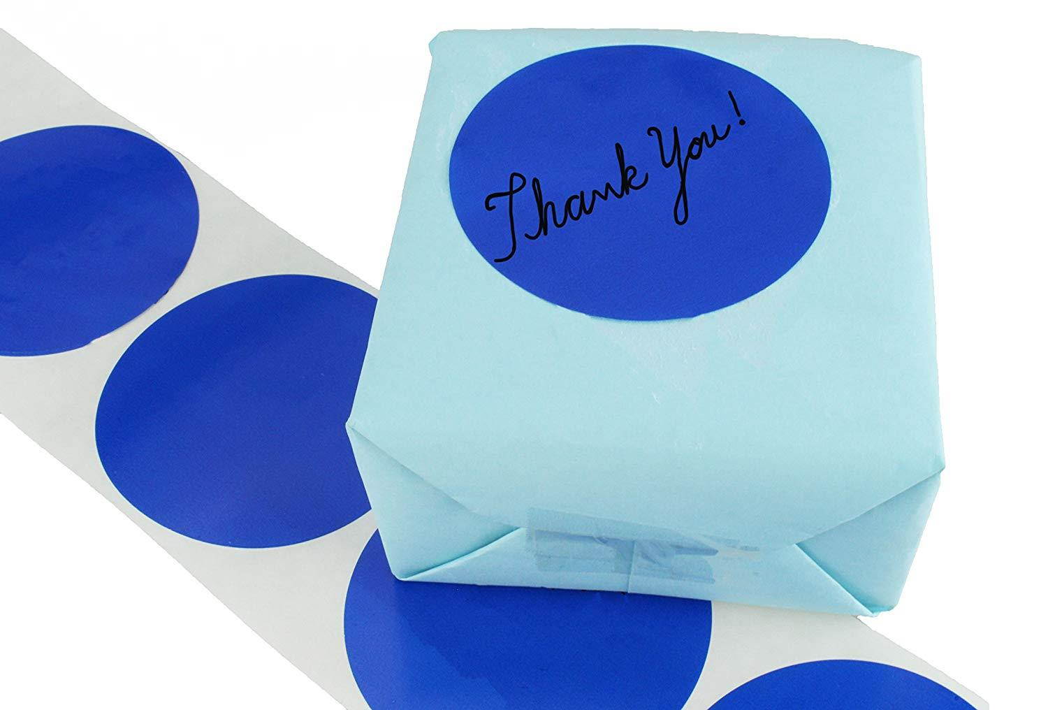 ChromaLabel 3 inch Color-Code Dot Labels | 500/Roll (Dark Blue)