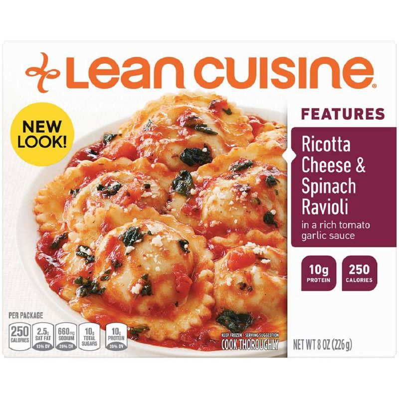 Lean Cuisine Marketplace Frozen Ricotta Cheese and Spinach Ravioli - 8oz