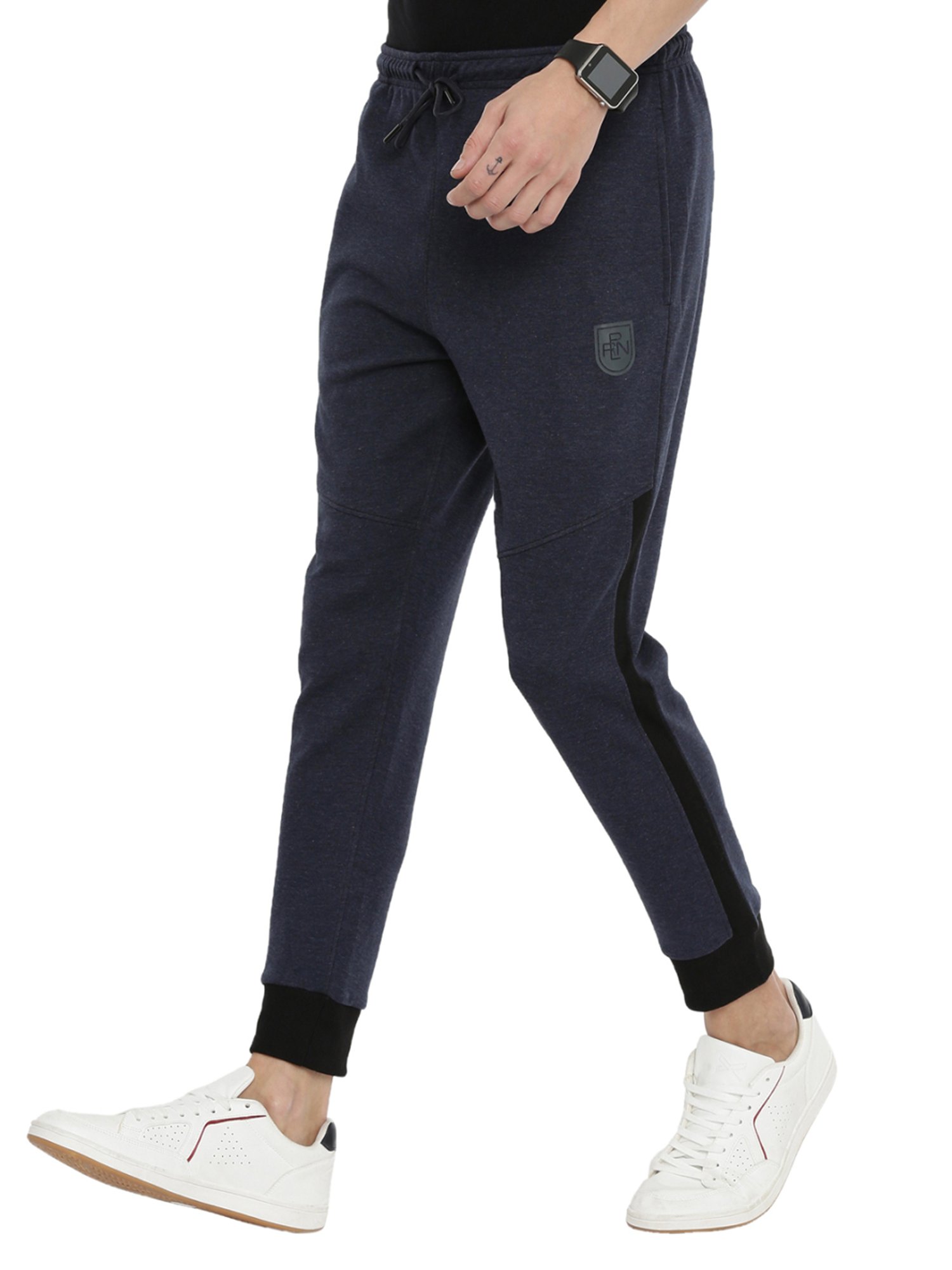 Proline Blue Cotton Regular Fit Joggers