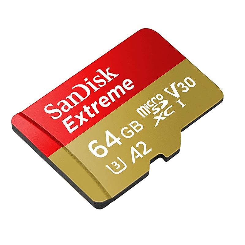 64GB Micro SDXC Extreme Memory Card 2 Pack Works with GoPro Hero 8 Black GoPro Max 360 Action Cam U3 V30 4K Class 10 SDSQXA2064GGN6MN Bundle with 1 Everything But Stromboli Card Reader