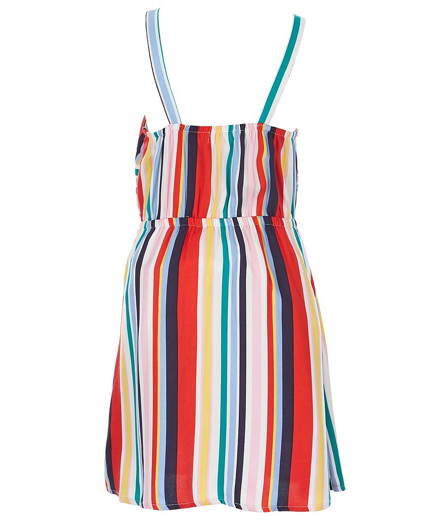 Guess Big Girls 7-16 Striped Overall Dress