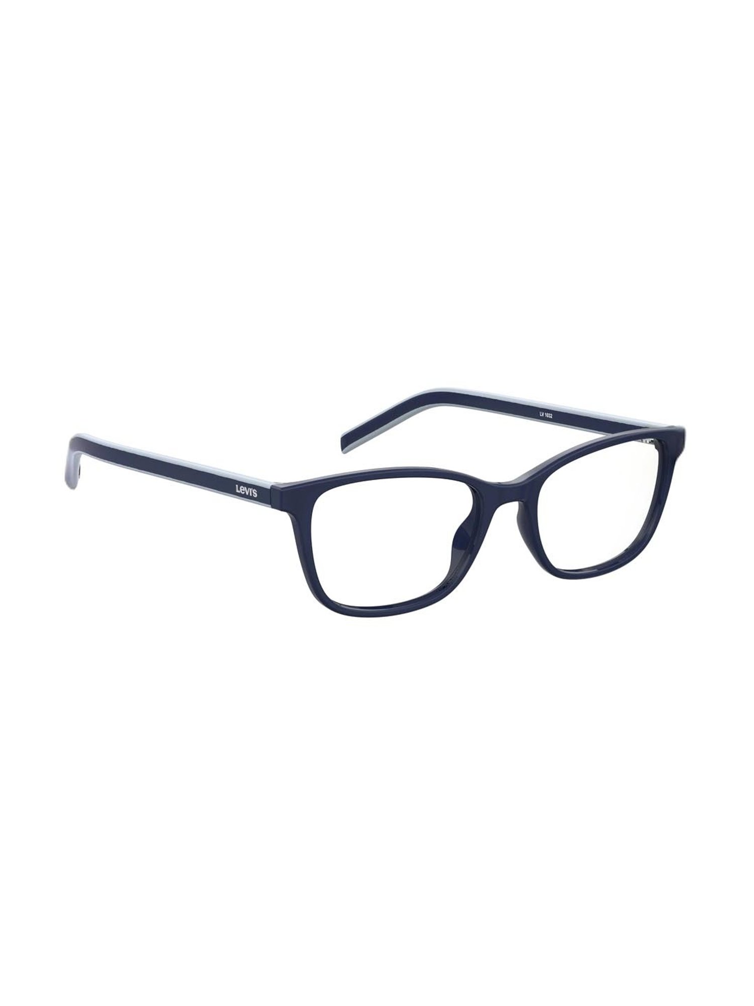Levi's Blue Rectangular Eye Frames for Women
