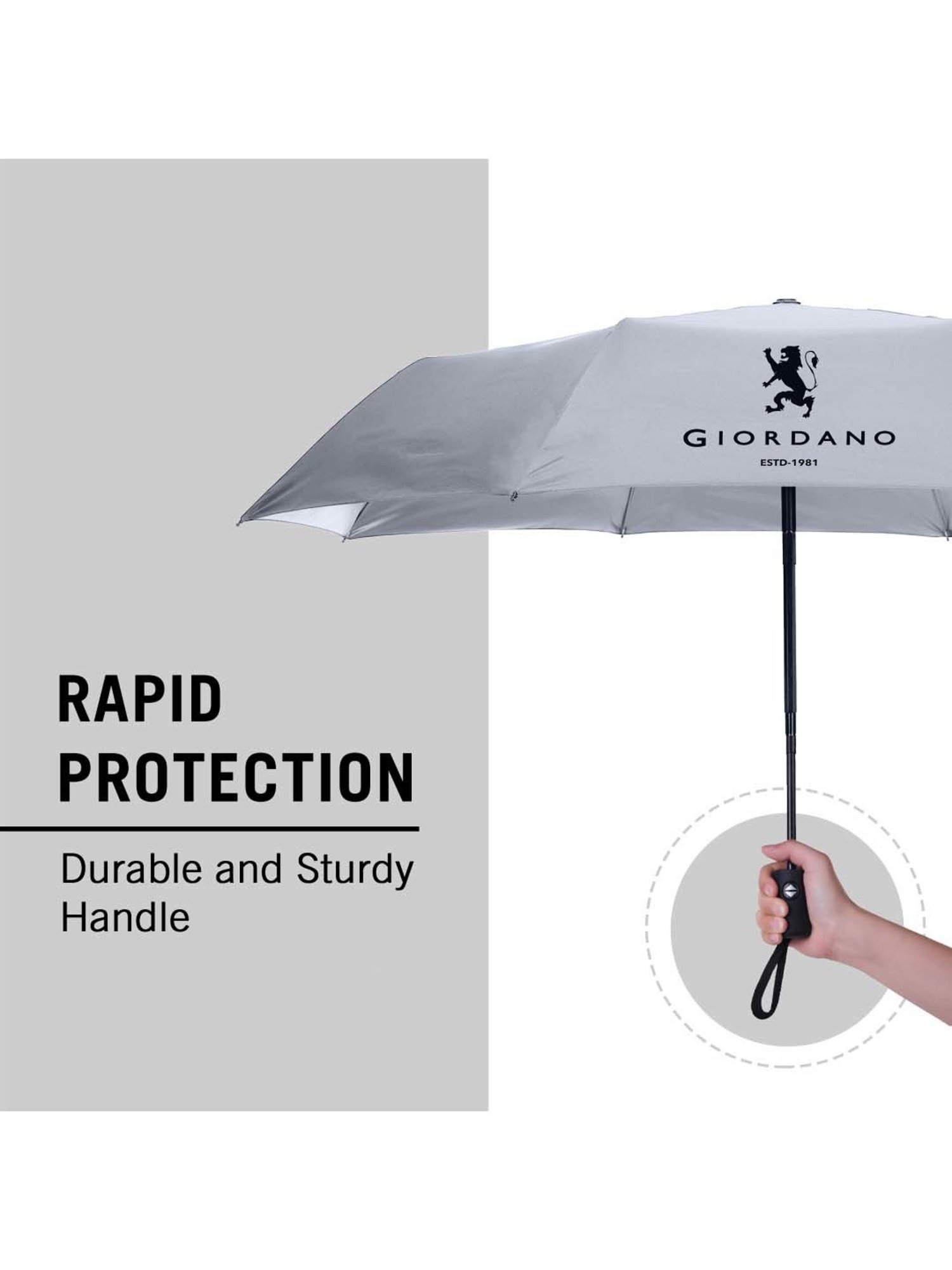 Giordano White Logo Umbrella