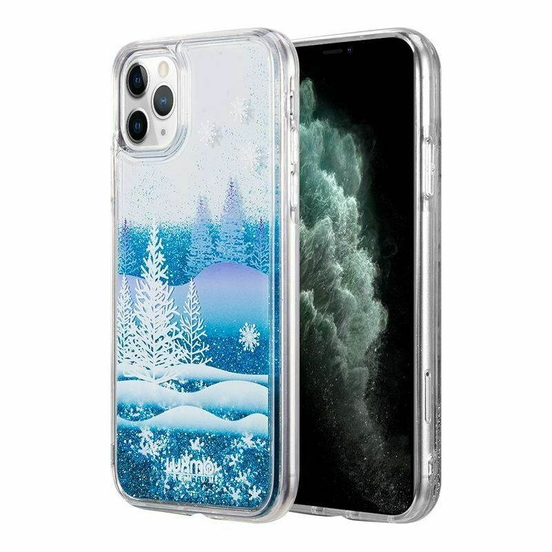 For  iPhone 11 Pro Max Blue Winter Wonderland TPU Case
