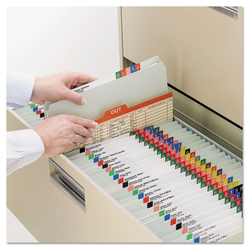 Smead Two Inch Expansion Fastener Folder Straight Tab Legal Gray Green 25/Box 19910