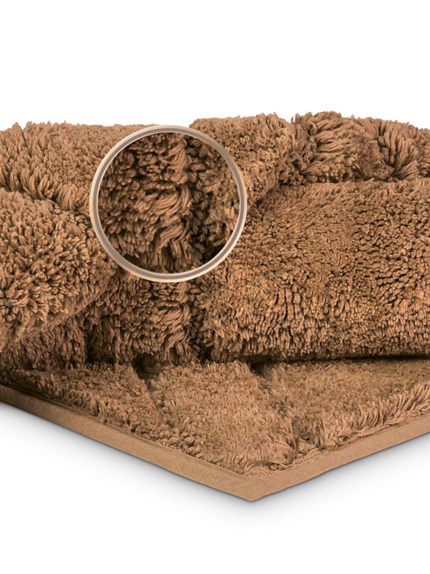 Freelance Camel Cotton Set of 1 Bath Mats and Rugs