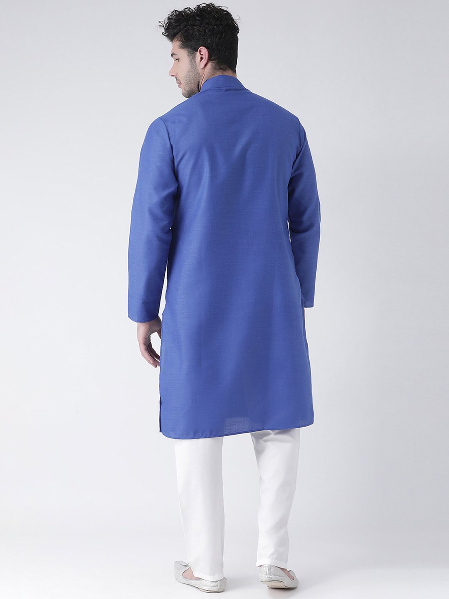 SG LEMAN Light Blue Cotton Kurta Set