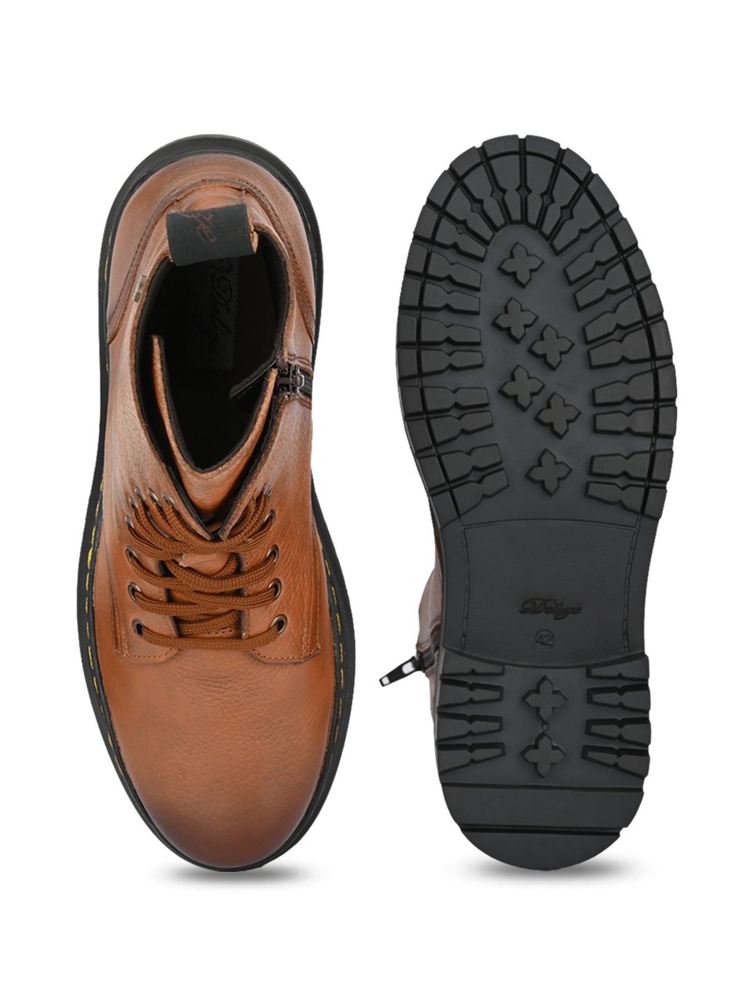Delize Men's Tan Derby Boots