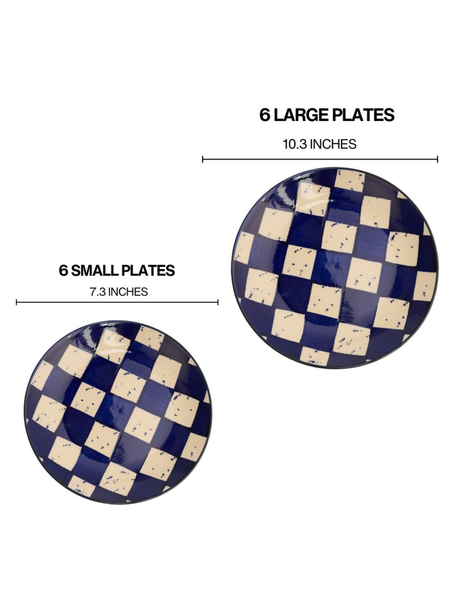 BlackCarrot 42 Piece Ceramic Dinner Set