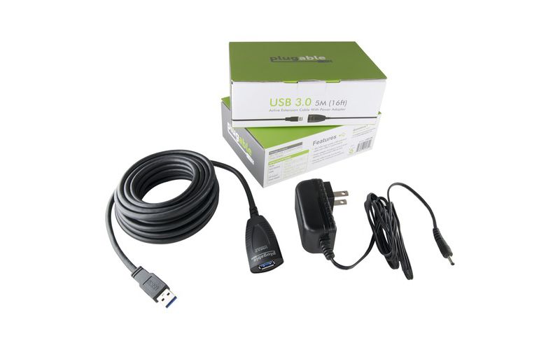 Plugable Power Extension Cord - For USB Device, Printer, Scanner, Mouse, Gaming Console - 1