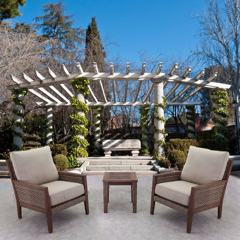 Buena Vista Club Chair - Brown - Courtyard Casual