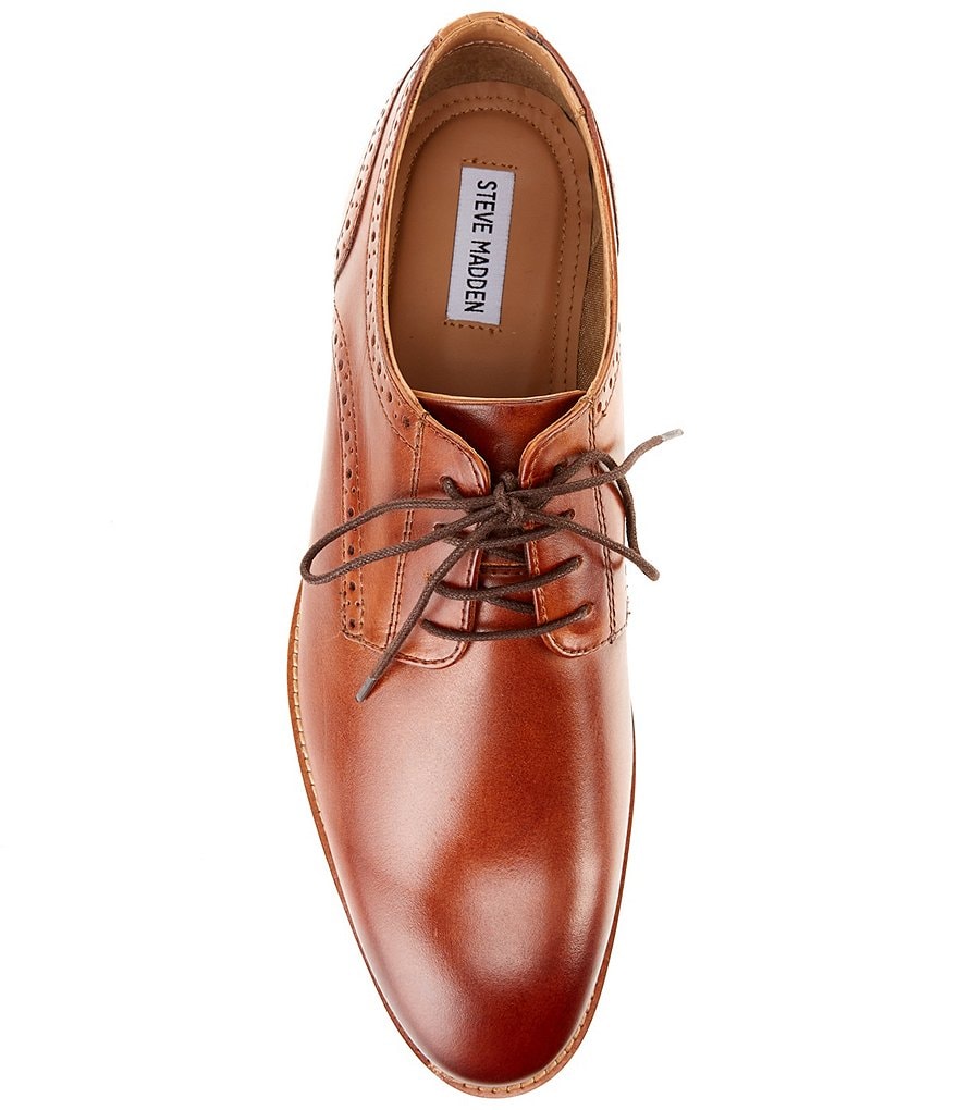 Steve Madden Men's Monroe Leather Lace-Up Oxfords