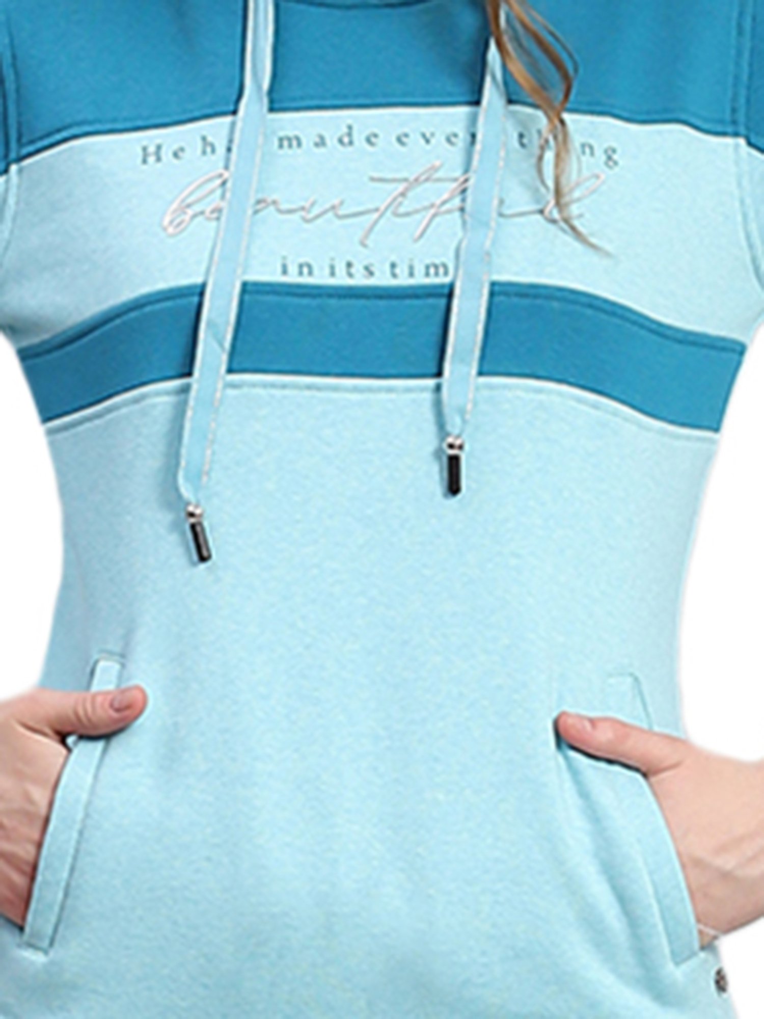 Monte Carlo Aqua Cotton Graphic Print Tracksuit